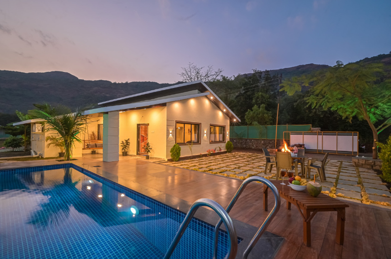 Shinde Agro Farmhouse Beautiful Villa With Swimming Pool And Luxurious ...